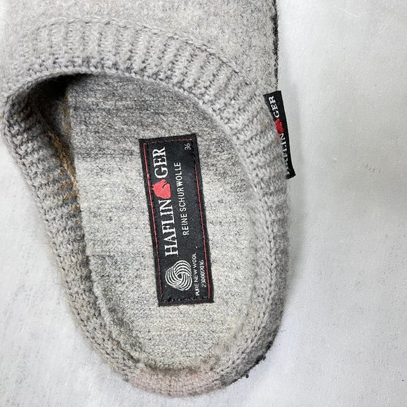 Haflinger Music Notes Felt Sole Indoor Wool Slippers - Women's Size 36 EU / 5 US - Picture 9 of 9